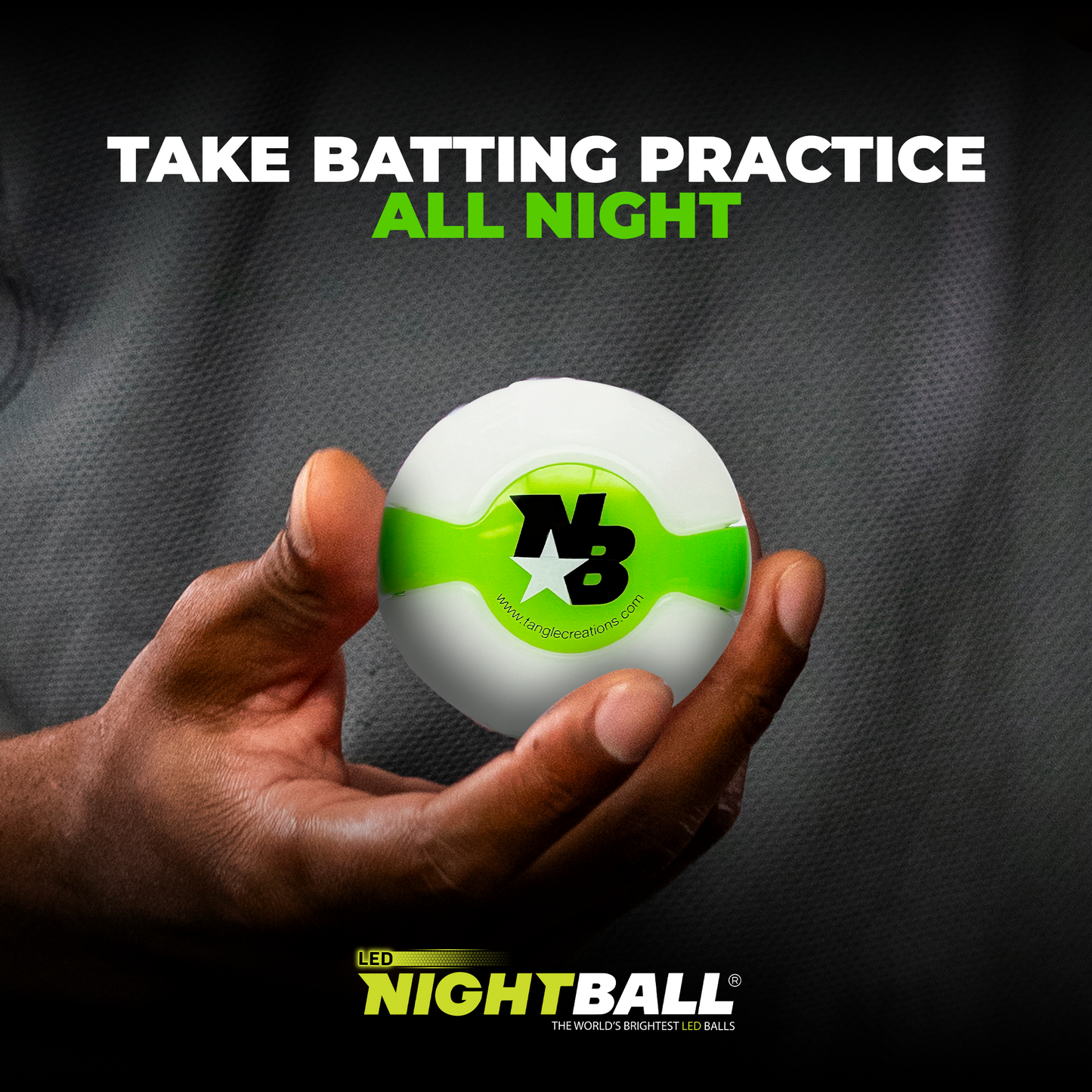 NightBall® LED Baseballs (3-Pack)